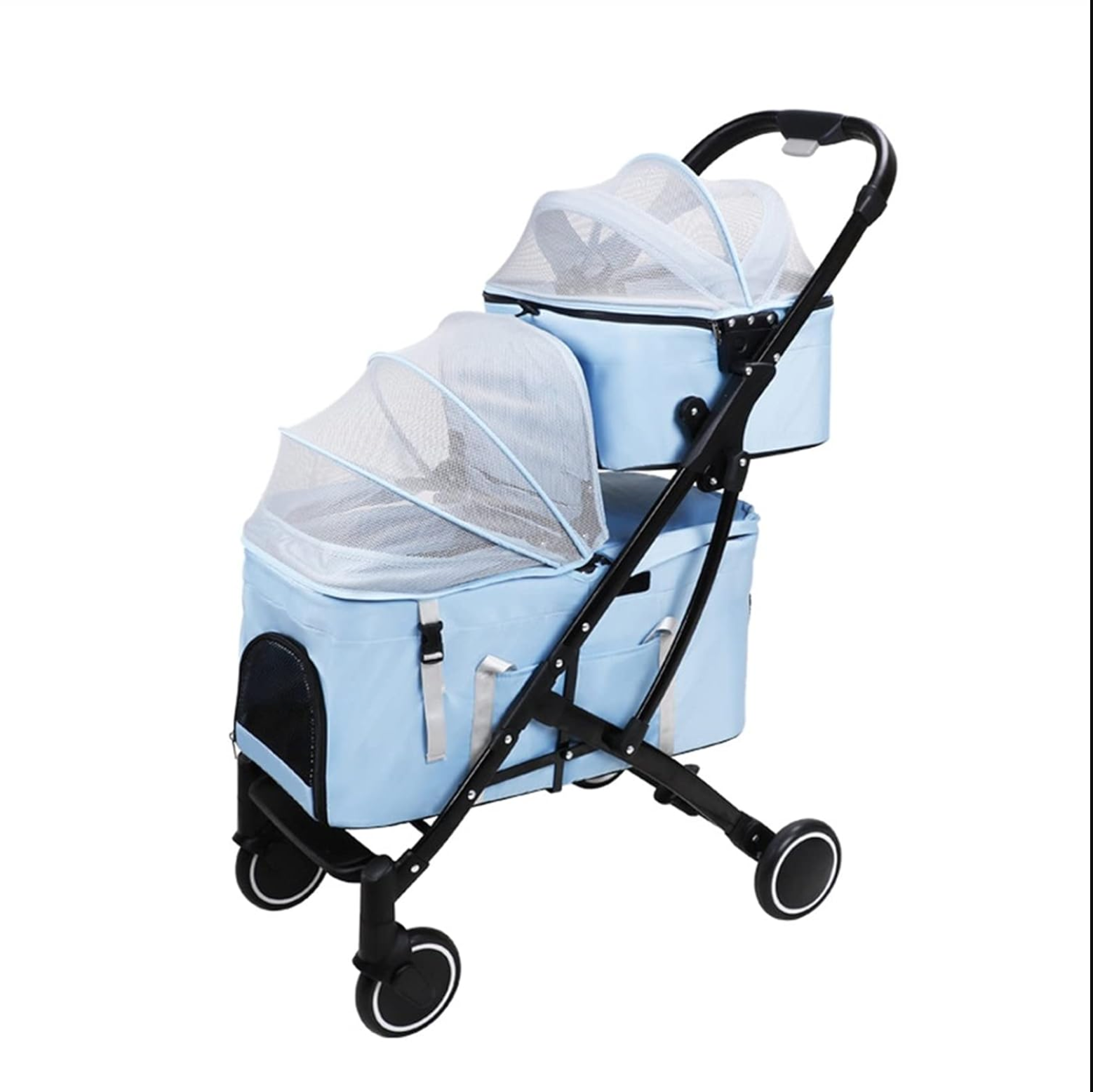 Double‑Layer Cat Stroller (for two cats)